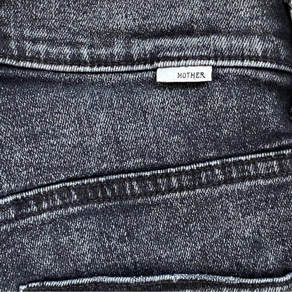 Mother The Wrapper Patch Springy Ankle Jeans in Train Wreck Size 23 - Picture 11 of 16